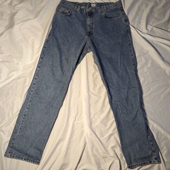 Vintage Calvin Klein Easy Fit Double Stonewash Size 38x34 Jeans BMPP171 - Picture 2 of 11